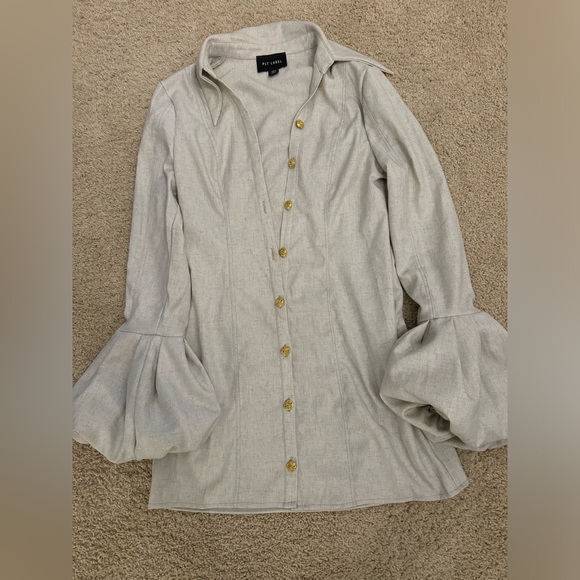 PLT Puff sleeve dress - Picture 3 of 4